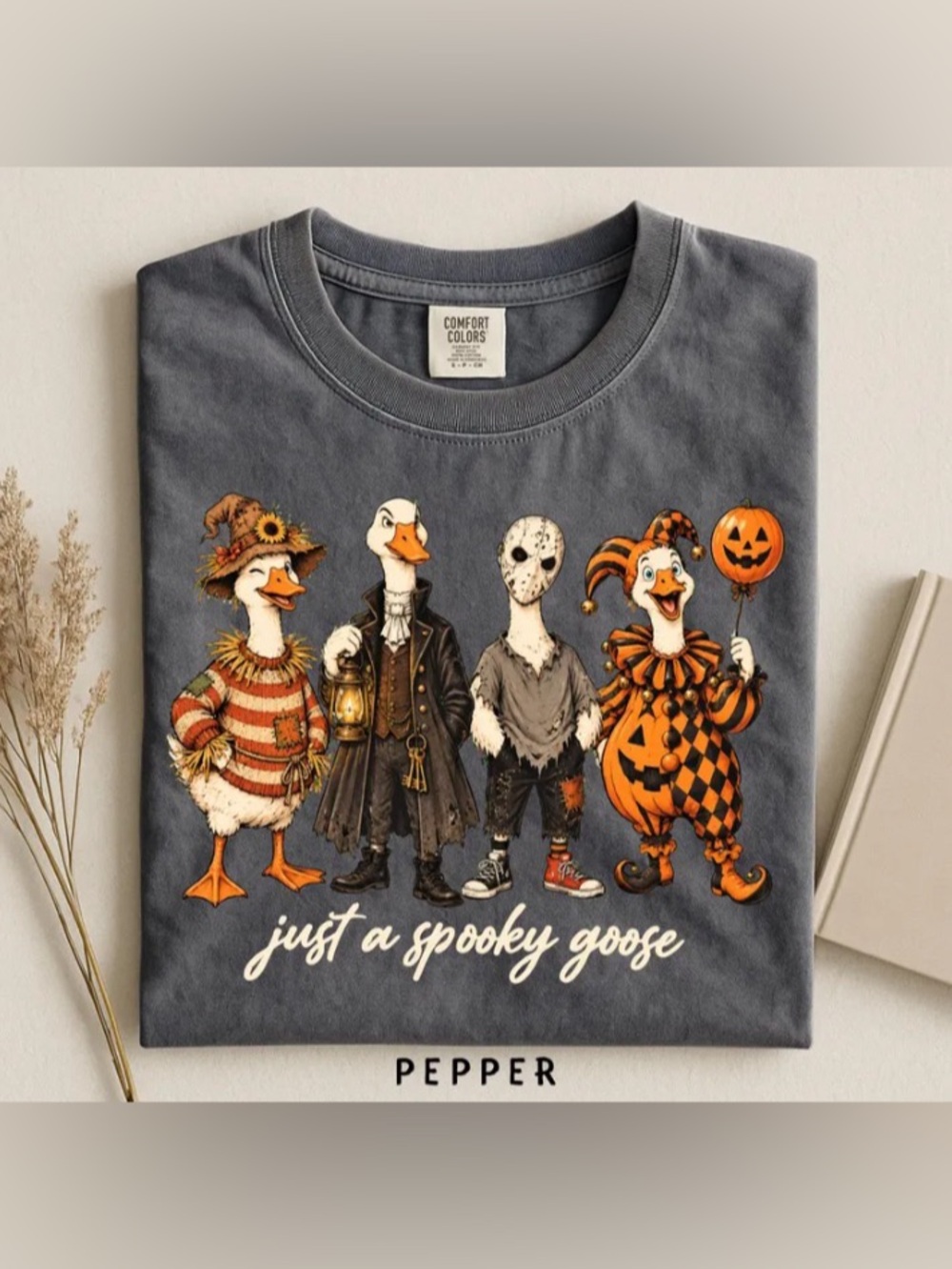 Halloween Goose Shirt, Just a Spooky Goose, Funny Halloween Shirt, Horror Movie